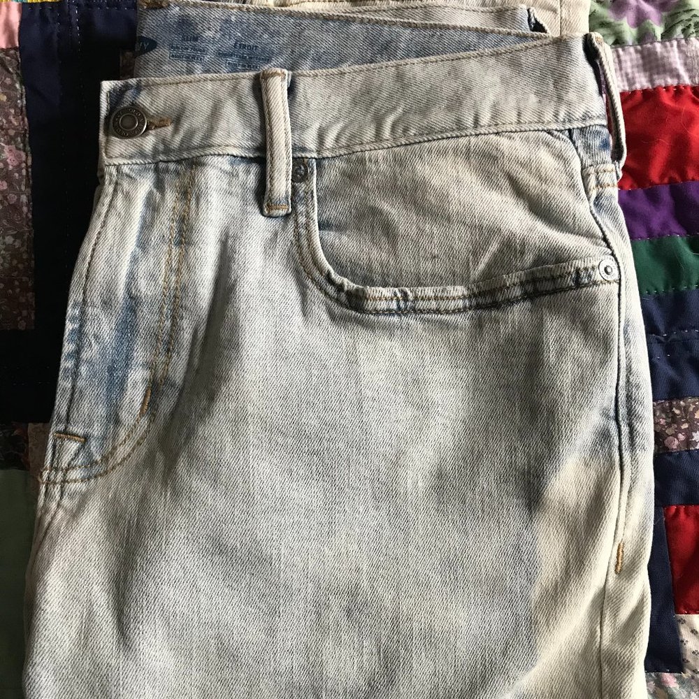 Old Navy "bleach splatter" summer jeans